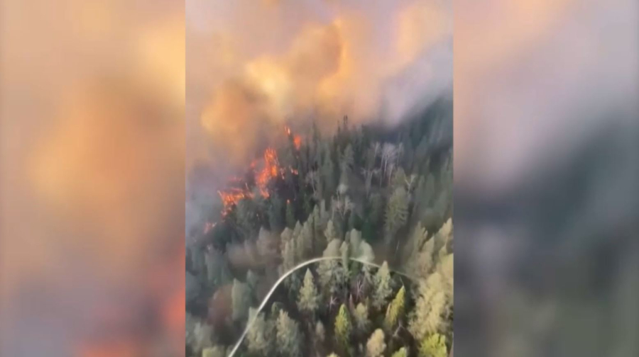 Три лесных пожара бушуют на севере штата Миннесота в США