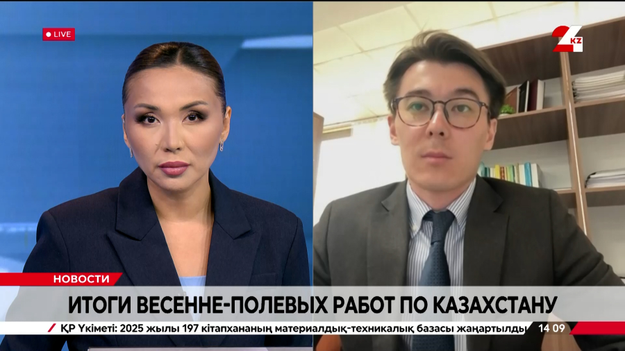 Итоги весенне-полевых работ по Казахстану. Адильхан Еркенов