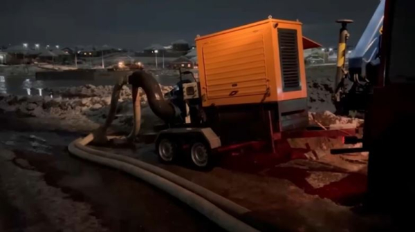 Улицы Шымкента затопило после затяжного дождя