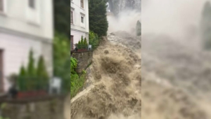 Сильные ливни вызвали наводнения в Австрии