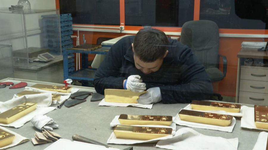 Елордалық аффинаж зауыты 30 мың алтын құйма шығарды