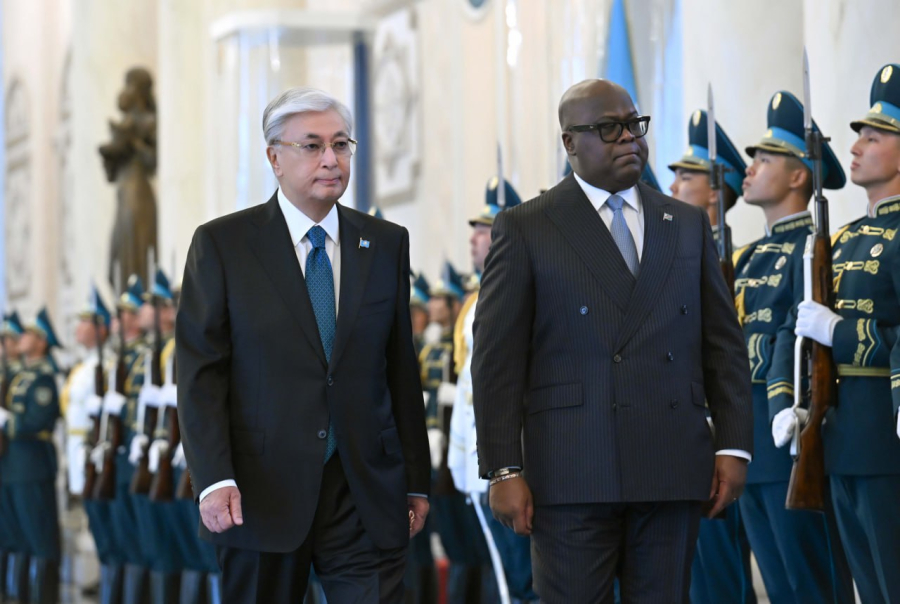 В Акорде состоялась церемония встречи Президента Конго