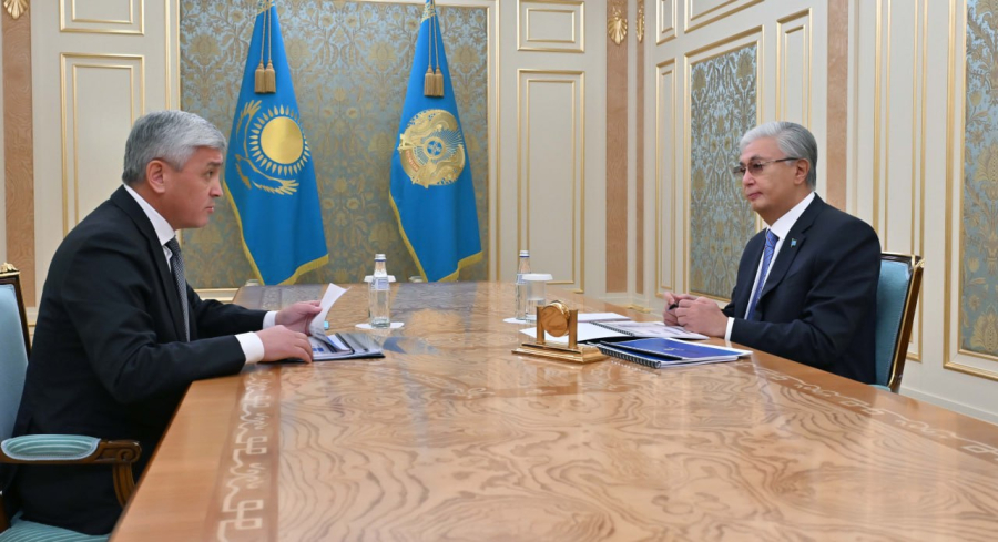 Глава государства принял акима Карагандинской области