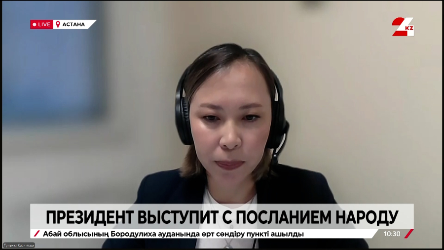 Глава государства выступит с Посланием народу. Гульназ Касимова