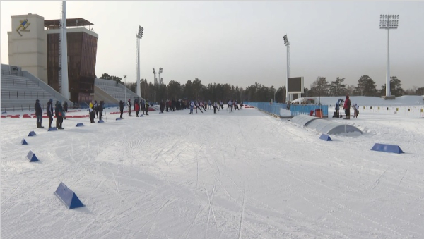 Соревнования юных лыжников организовали в Бурабае