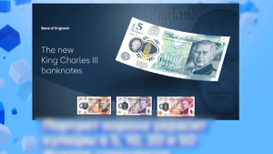 В Великобритании выпустят новые банкноты с изображением Карла III