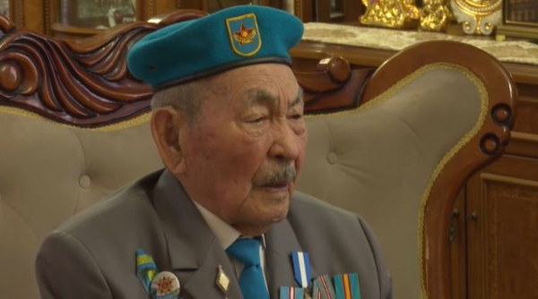 Ветеран войны из Енбекшиказахского района отметил 100-летний юбилей