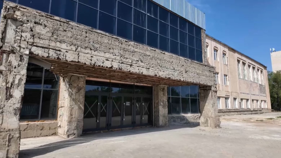 Арқалықтағы мәдениет сарайында күрделі жөндеу жүріп жатыр