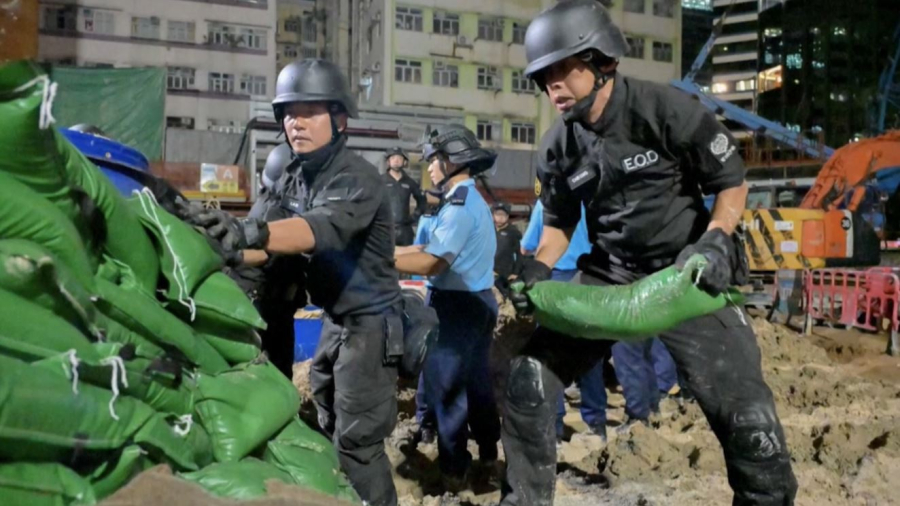 Бомбу времён Второй мировой войны обезвредили в Гонконге