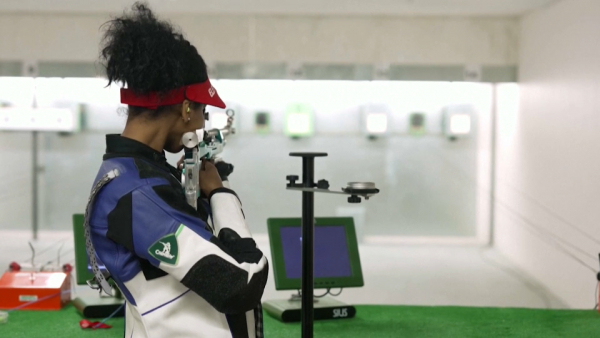 Сборная беженцев тренируется перед выступлением на ОИ-2024