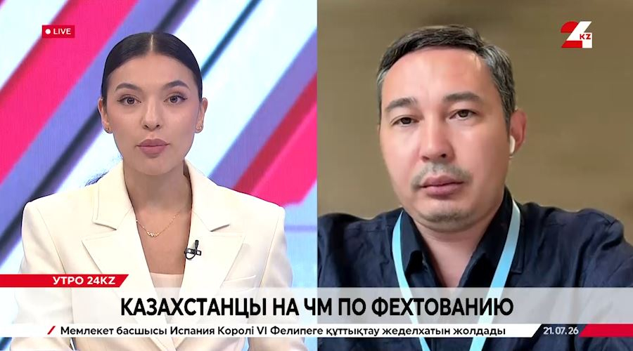 Казахстанцы на ЧМ по фехтованию. Тимур Байтасов