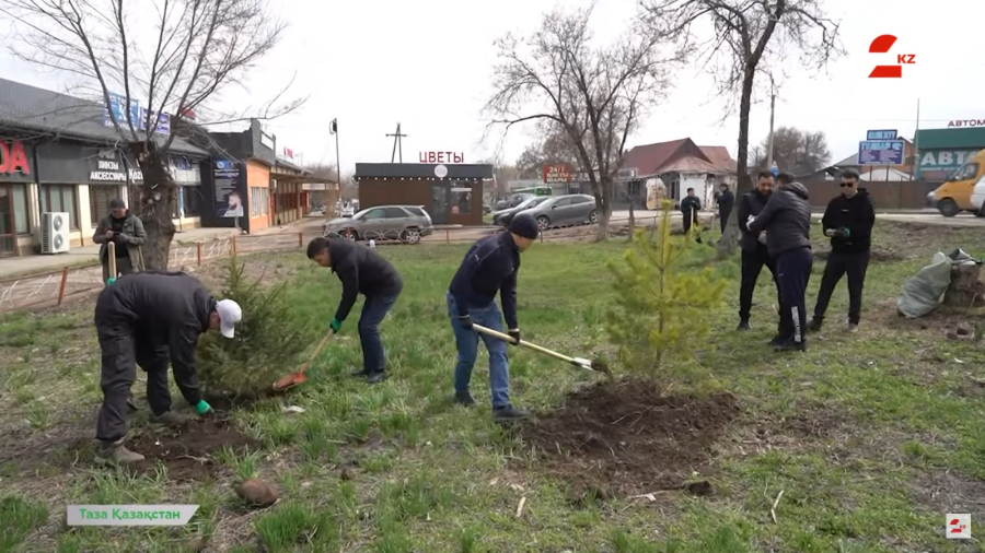 Делают любимый город чище и лучше жители Каскелена