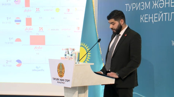 Казахстан посетили более 830 тысяч иностранных туристов