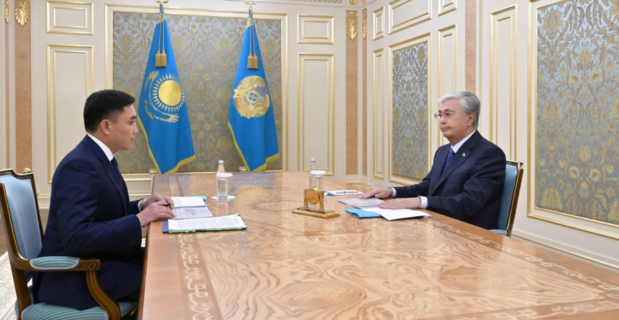 Президент Шымкент қаласының әкімі Ғабит Сыздықбековті қабылдады