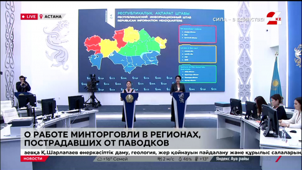 О работе Минторговли в регионах, пострадавших от паводков. Брифинг