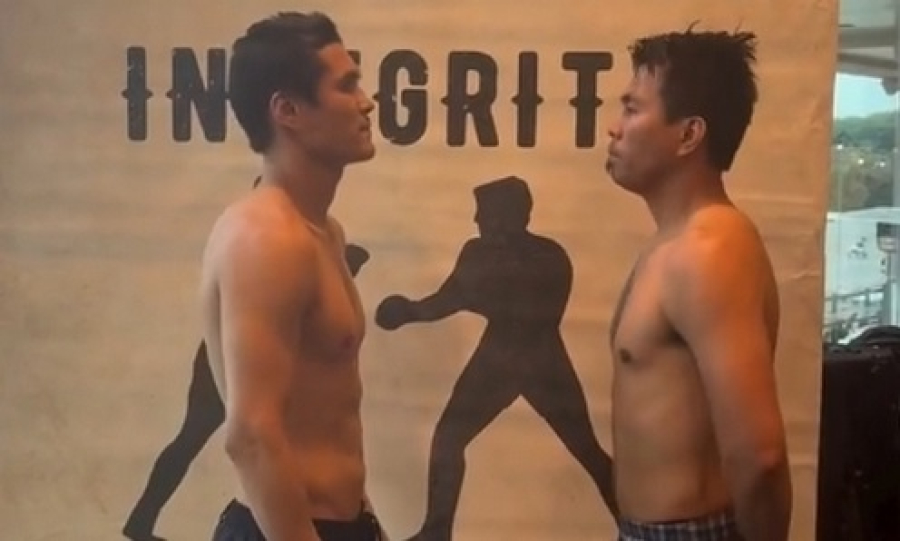 Елеусинов и Дычко прошли взвешивание перед боями в США