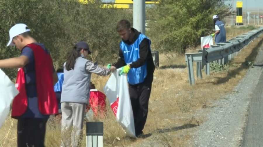 Road-эстафета Taza Qazaqstan добралась до Шымкента