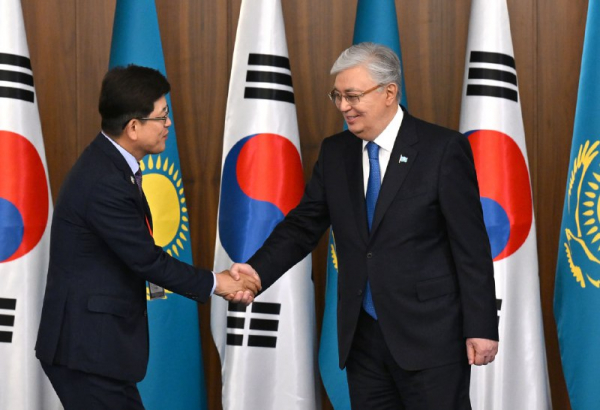 Глава государства принял председателя совета директоров BNK Financial Group