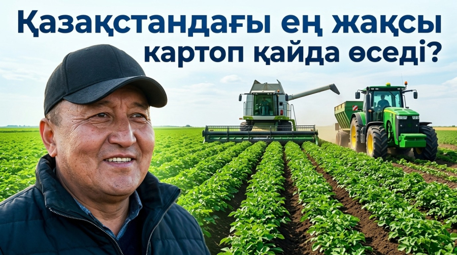 Қазақстандағы ең жақсы картоп қайда өседі?