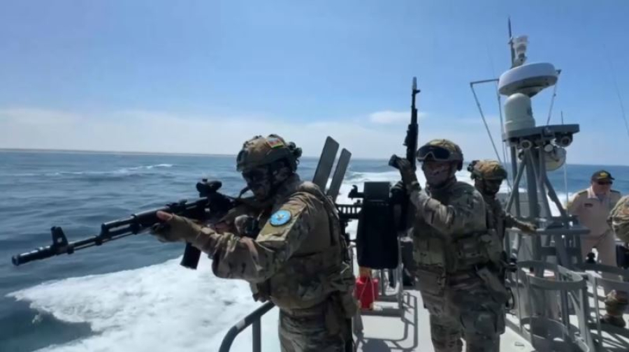 Завершились военно-морские учения Казахстана и Азербайджана