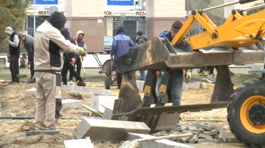 Реконструкция парка «Жеңіс» началась в Атырау