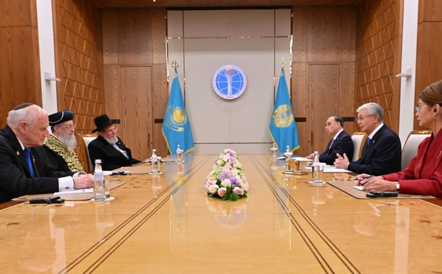 Токаев провел встречу с представителями иудейских организаций