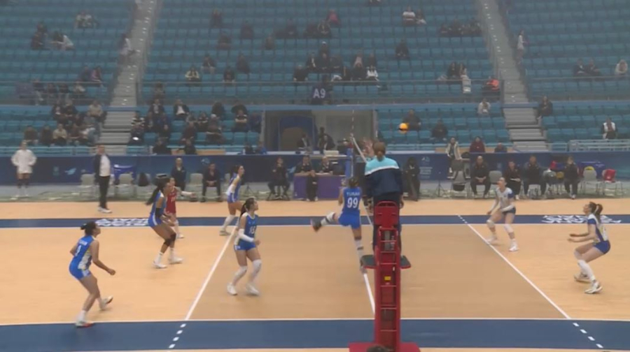 Решающий этап XXXIV чемпионата по волейболу проходит в Астане