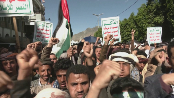Йемен халқы Газа секторына әуе шабуылын айыптады