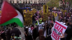 Нью-Йоркте Палестинаны қолдау шеруі өтті