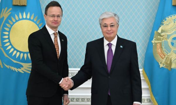 Президент Мажарстанның Сыртқы істер министрін қабылдады