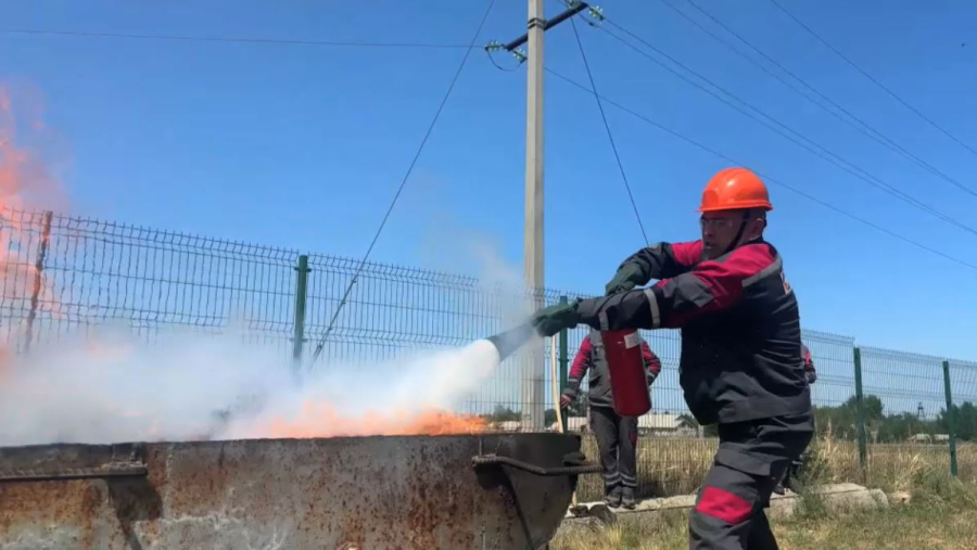 ШҚО-да электромонтерлер апатқа қарсы іс-қимылдарын пысықтады