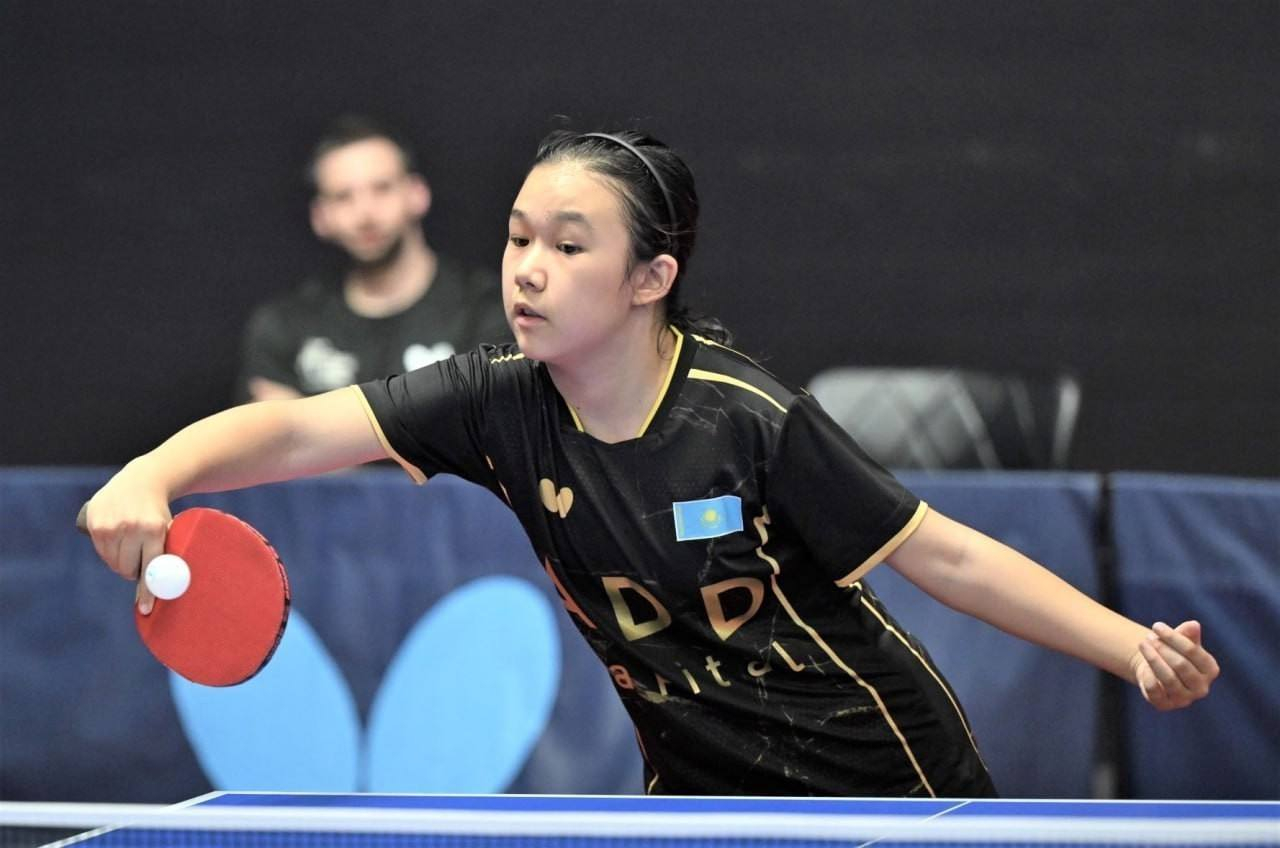 Жания Бекмухамбетова выиграла турнир по настольному теннису в Испании