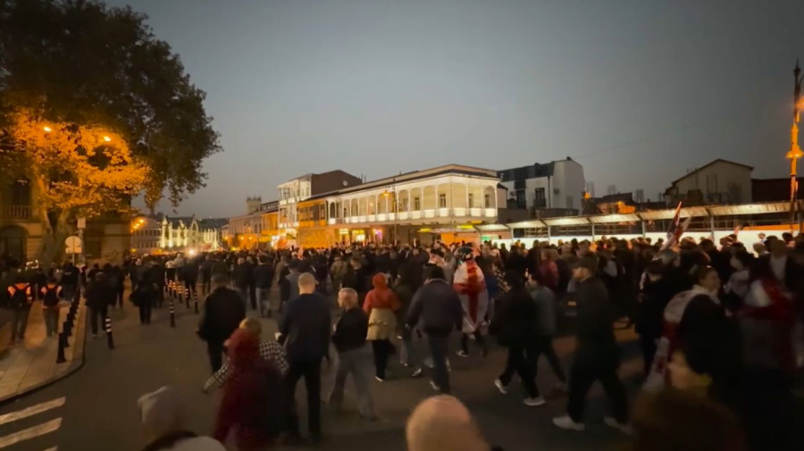 Тбилисиде наразылық шеруі өтті