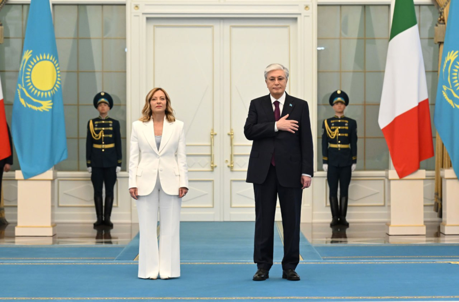 В Акорде состоялась торжественная встреча Председателя Совета Министров Италии