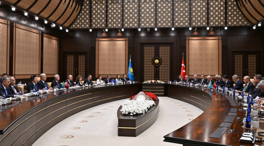 Қазақстан-Түркия Жоғары деңгейдегі стратегиялық ынтымақтастық кеңесінің отырысы өтті