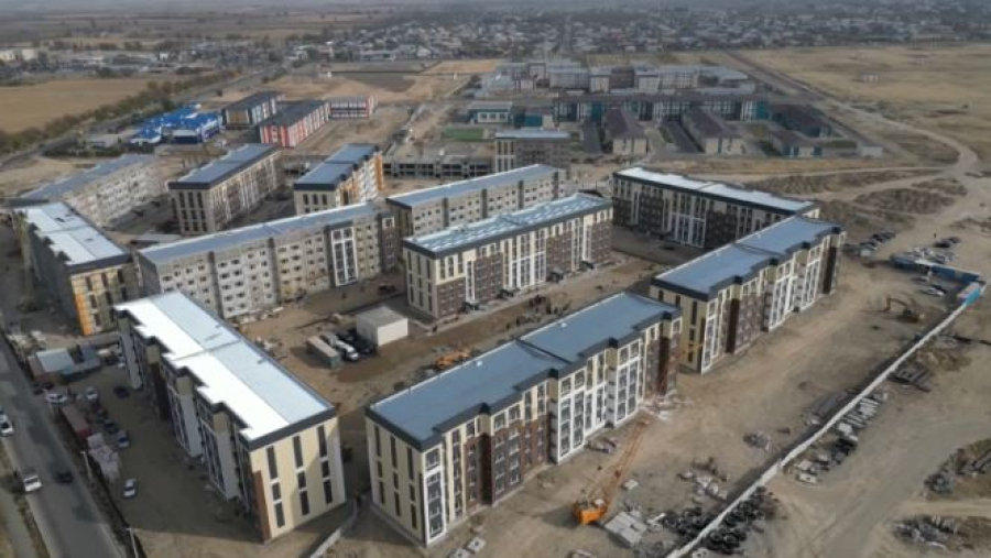 Новый микрорайон для очередников активно возводят в Таразе