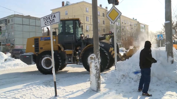 Ақтөбеде қалың қар жауды