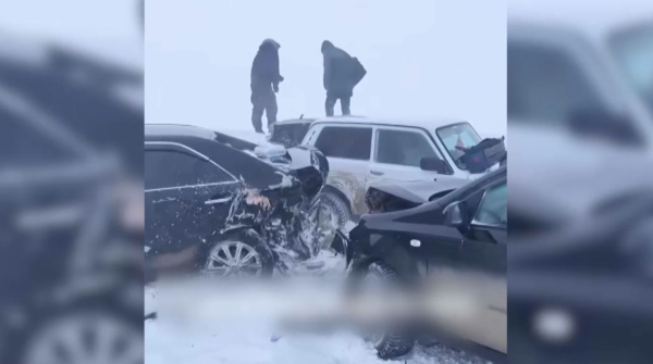 Ақмола облысында 11 көлік соқтығысты