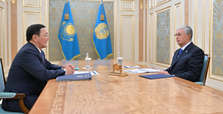 Глава государства принял Генерального прокурора Берика Асылова
