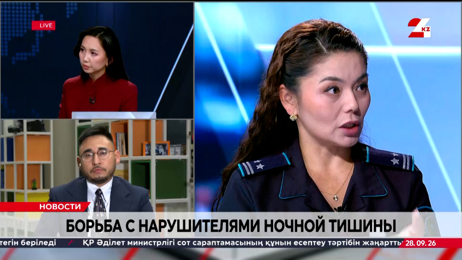 Борьба с нарушителями ночной тишины. Актоты Боранова. Арыс Данагатов