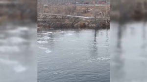 В реке Деркул уровень воды пошел на спад