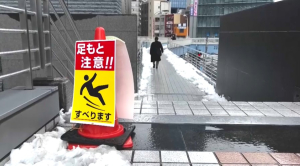 Снегопад в Токио привёл к апокалипсису на дорогах