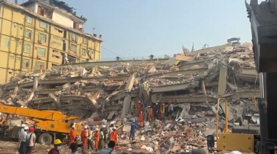 Национальный траур из-за жертв землетрясения объявили в Мьянме