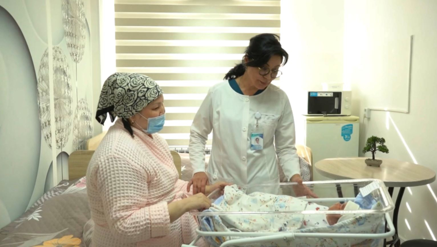 Шымкентте алып сәби дүниеге келді