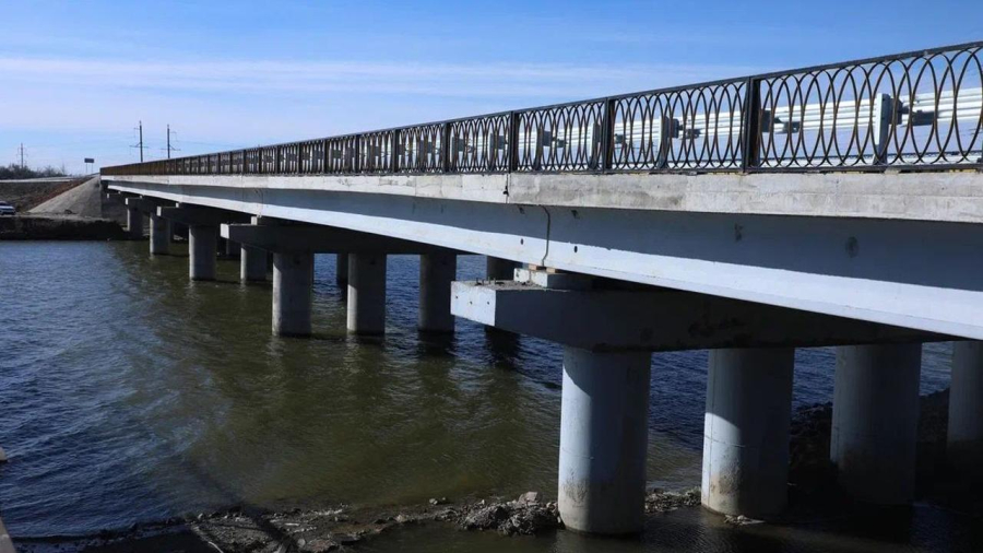 Новый мост через реку Нуру открыли в Карагандинской области