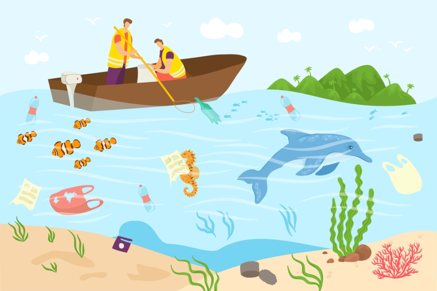 11 миллионов тонн пластика попадают в мировой океан ежегодно