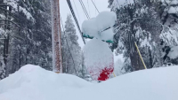 Снегопад обесточил тысячи домов в Калифорнии