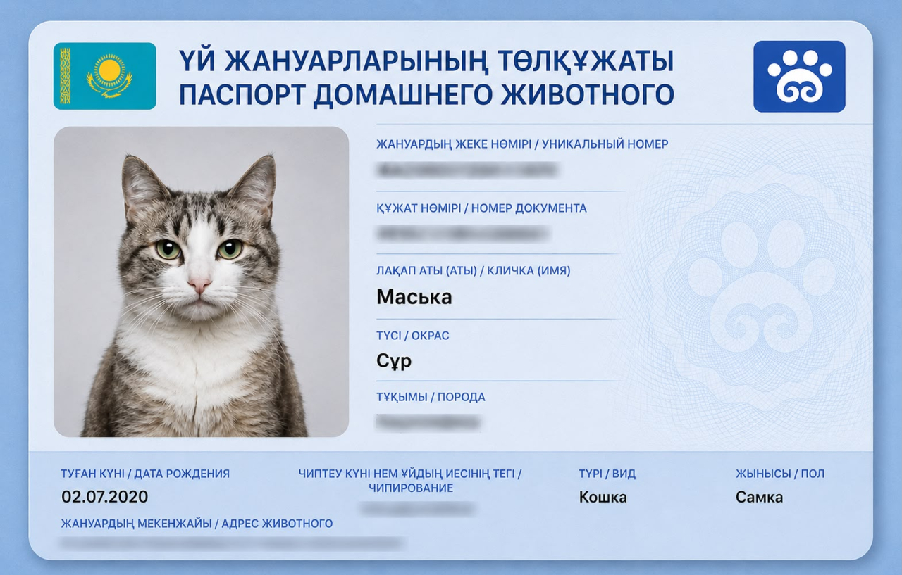 eGov Mobile-да үй жануарларының цифрлық төлқұжаты қолжетімді болды