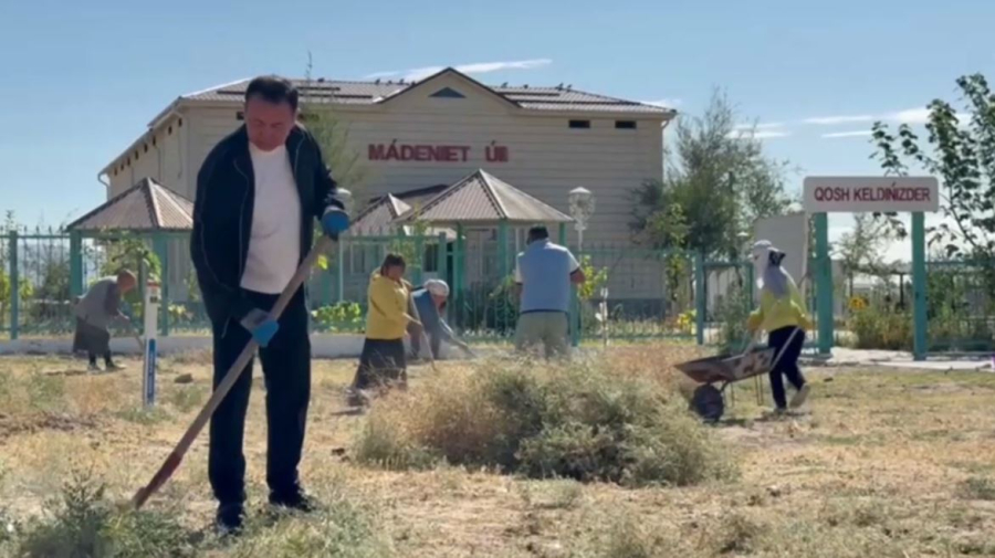 Түркістан облысында «Таза бейсенбі» экологиялық акциясы өтті