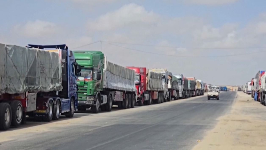 Израиль Газа секторына 9 гуманитарлық жүк көлігін өткізеді